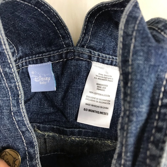 ✨Winnie The Pooh Denim Overalls - Picture 3 of 3